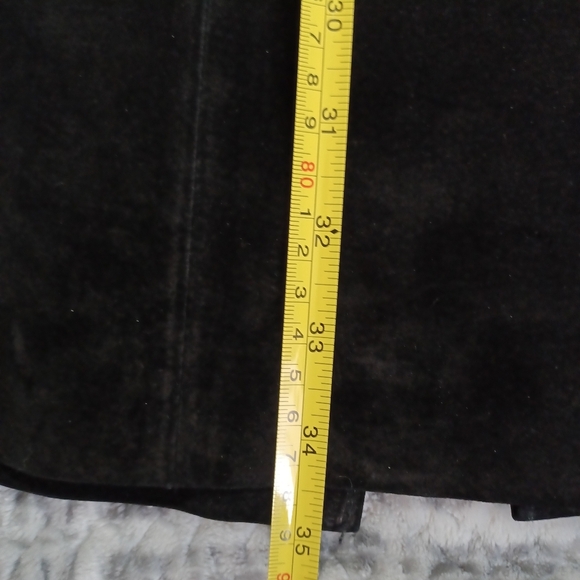 NWT Cleo Petites Maxi Suede Black Skirt Capsule - Picture 5 of 11